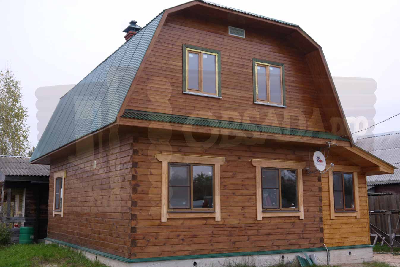 Остекление с окосячкой (обсадой), окна и двери, проёмы в деревянном доме, бане, срубе из бревна, бруса, лафета. Изготовление, доставка, установка, монтаж "под ключ". В любом регионе.