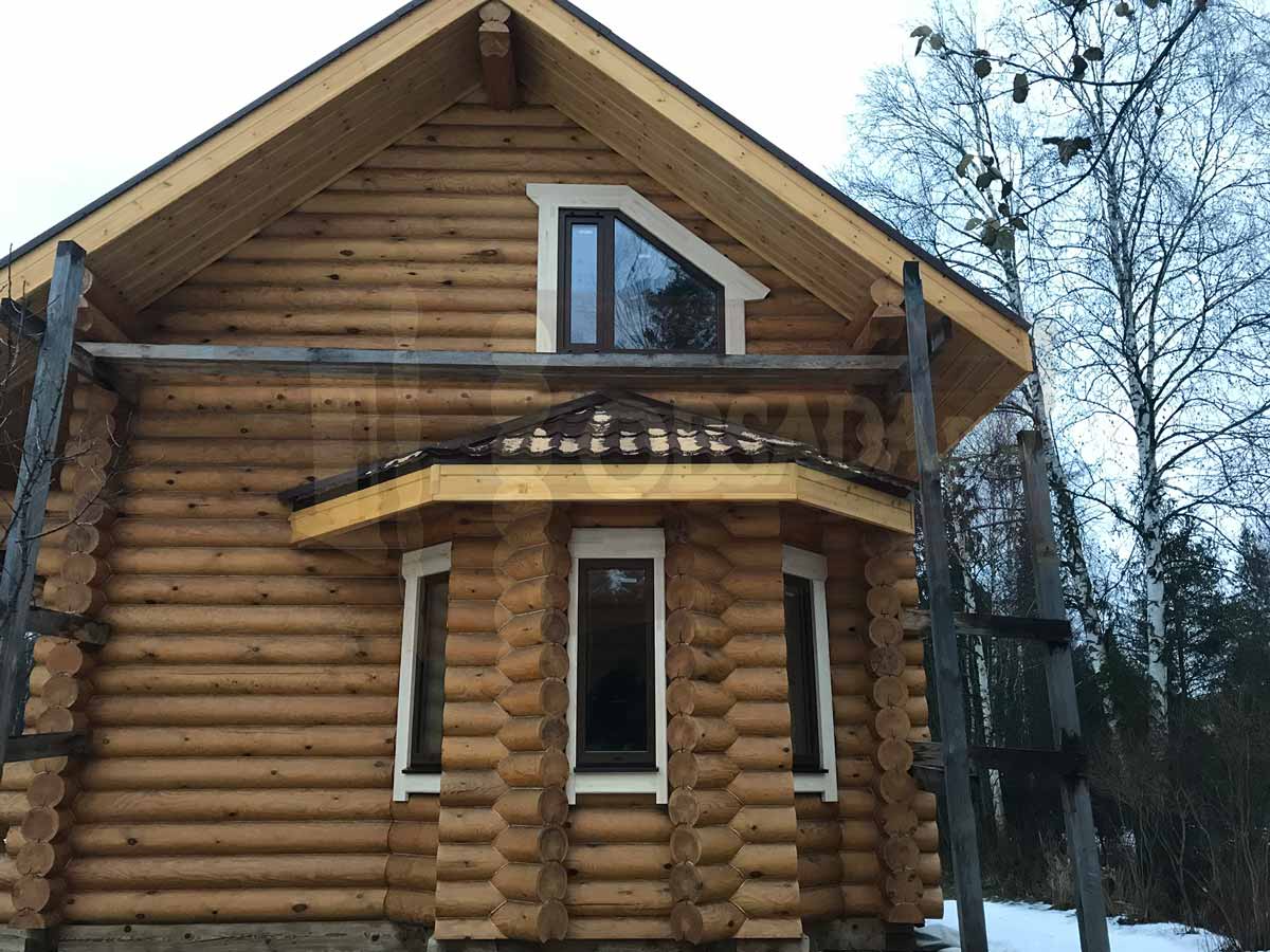 Остекление с окосячкой (обсадой), окна и двери, проёмы в деревянном доме, бане, срубе из бревна, бруса, лафета. Изготовление, доставка, установка, монтаж "под ключ". В любом регионе.