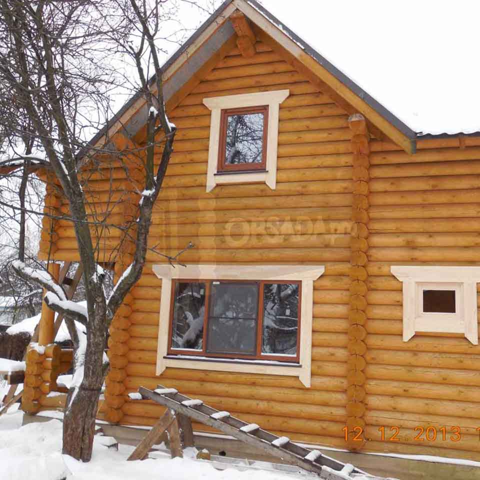 Остекление с окосячкой (обсадой), окна и двери, проёмы в деревянном доме, бане, срубе из бревна, бруса, лафета. Изготовление, доставка, установка, монтаж "под ключ". В любом регионе.
