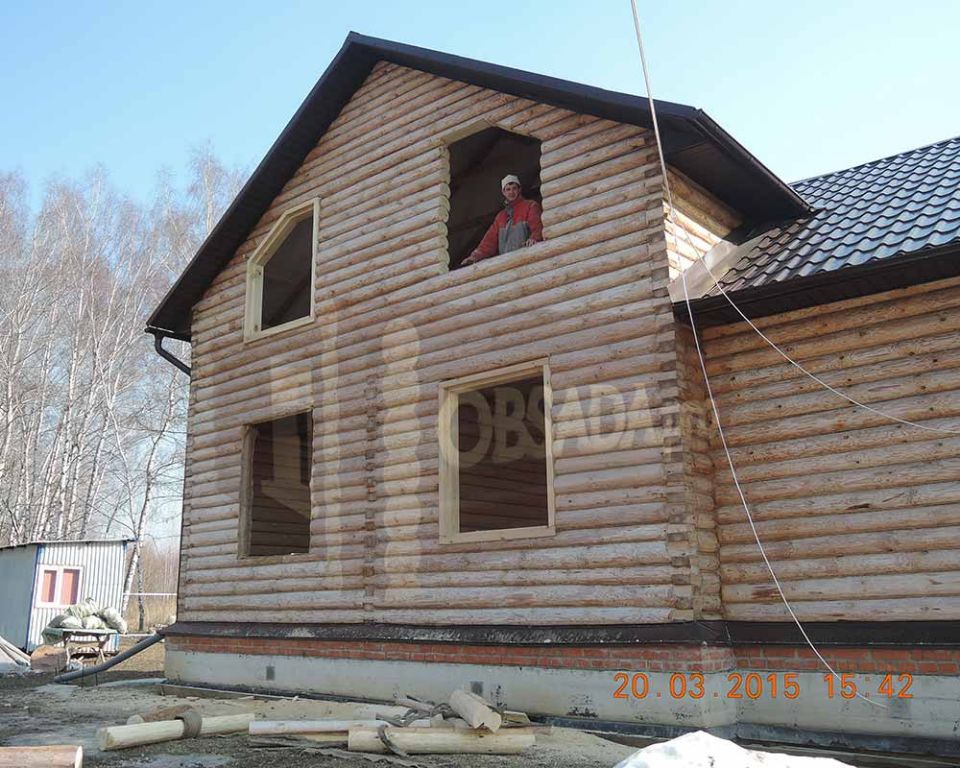 Остекление с окосячкой (обсадой), окна и двери, проёмы в деревянном доме, бане, срубе из бревна, бруса, лафета. Изготовление, доставка, установка, монтаж "под ключ". В любом регионе.